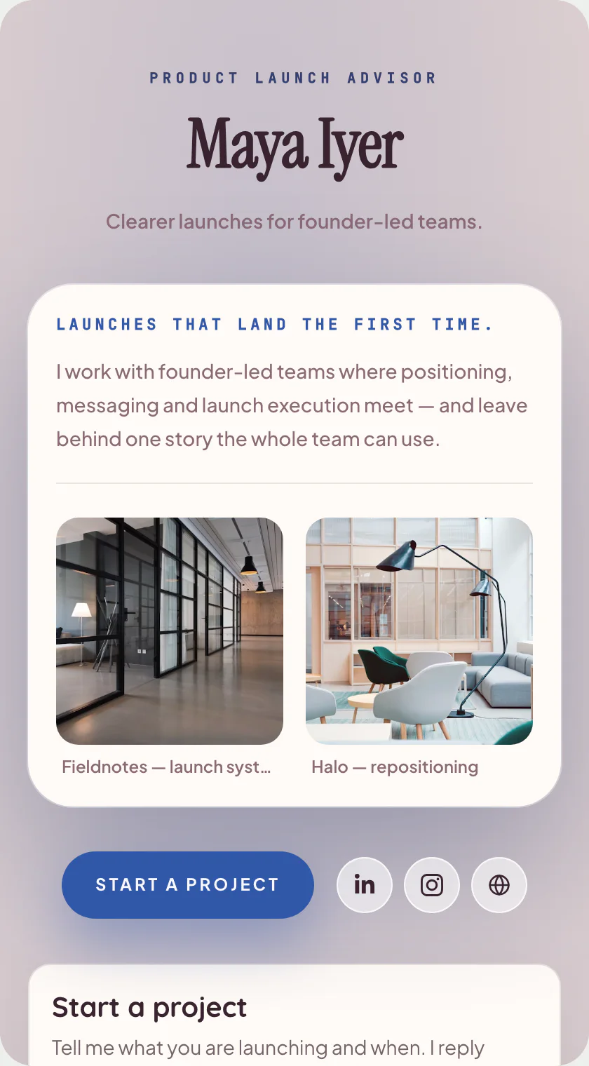 About Page Layout 09 preview
