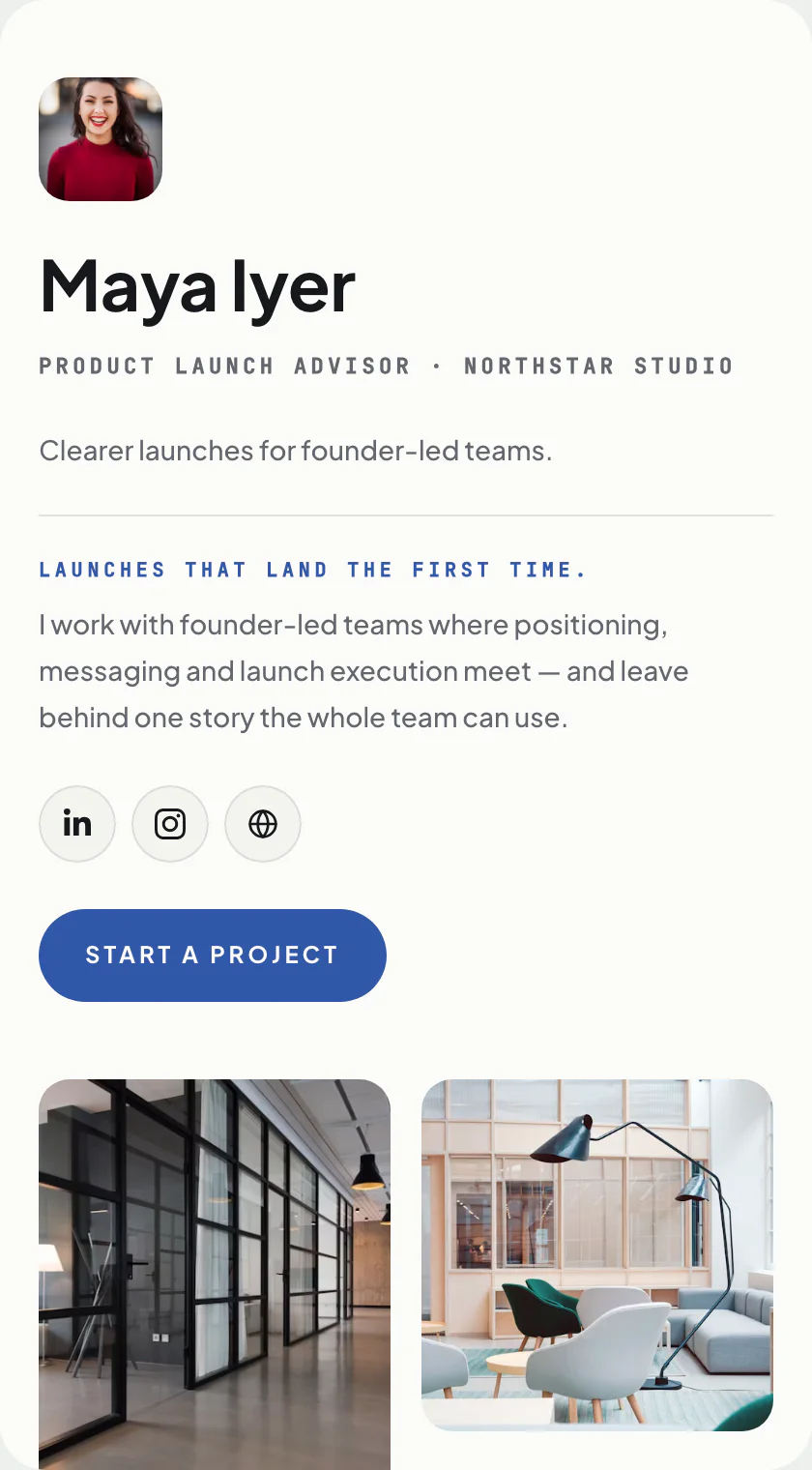 About Page Layout 06 preview