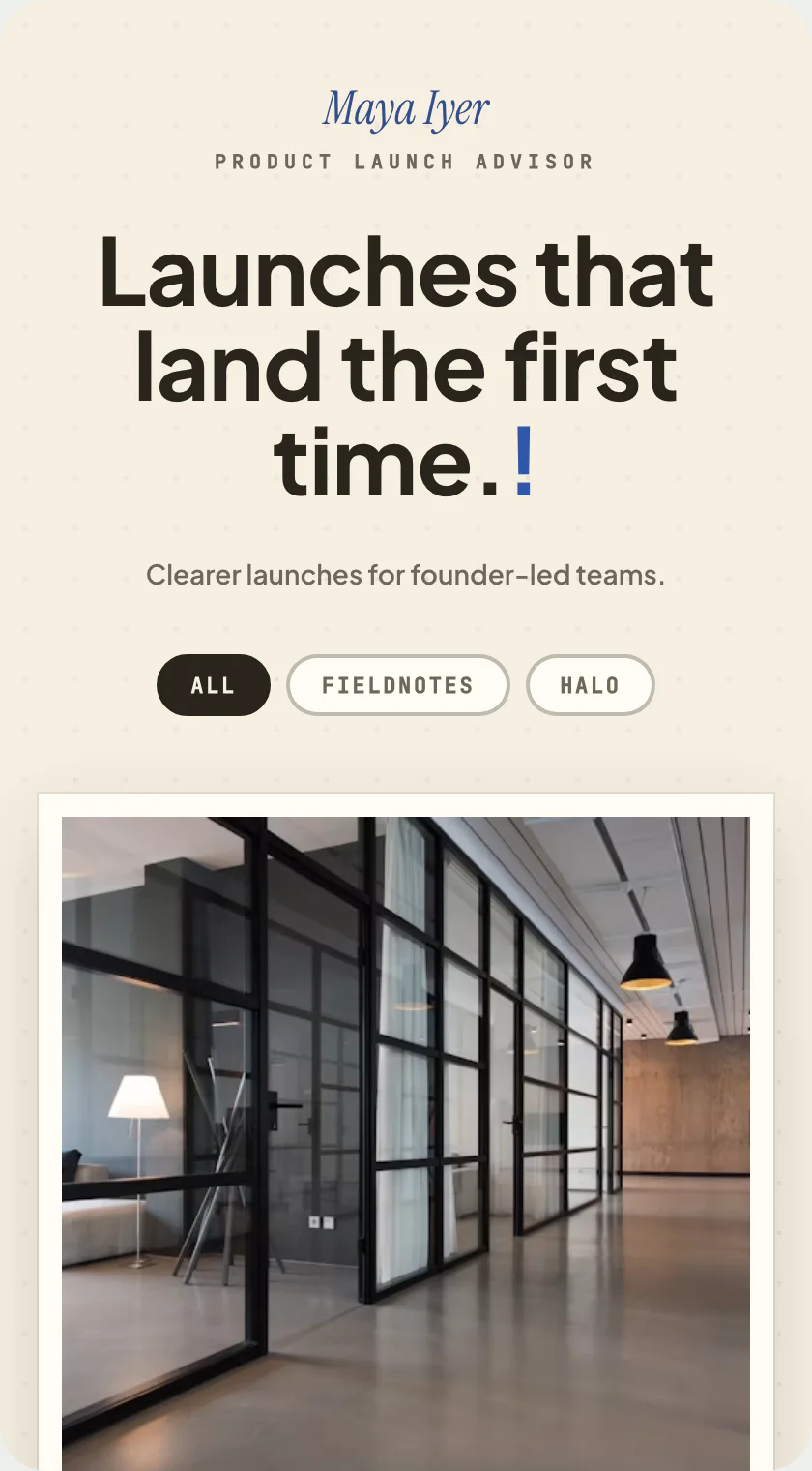 About Page Layout 08 preview
