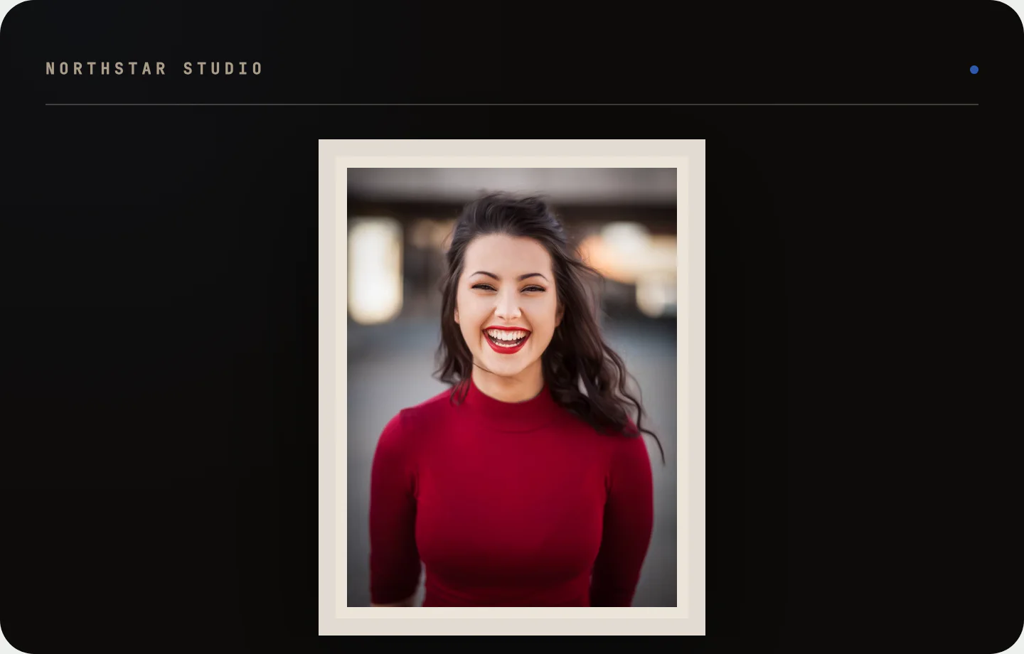 Darkroom at desktop width