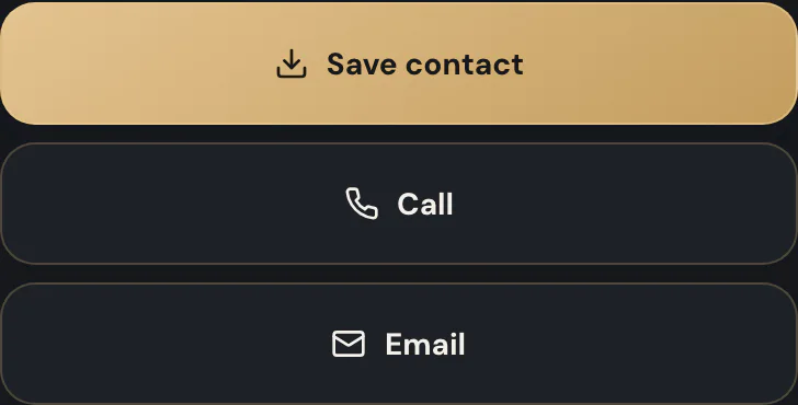 The the one button block on Signature