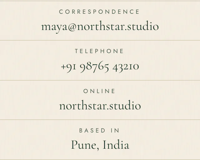 The ways to reach you block on Letterpress