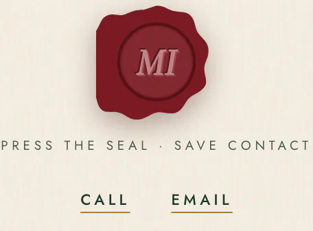 The the one button block on Letterpress