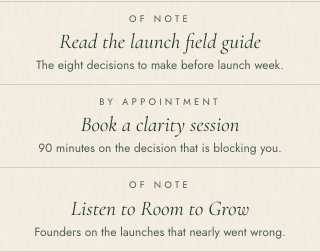 The links that matter block on Letterpress