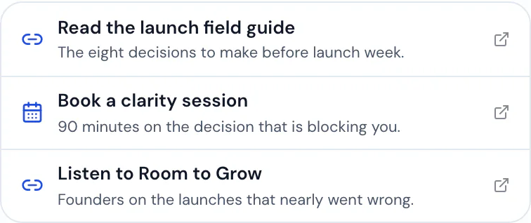 The links that matter block on Portrait
