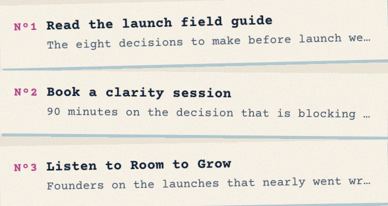 The links that matter block on Riso Zine