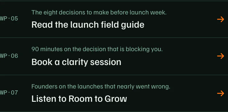 The featured listings as links block on Waypoint