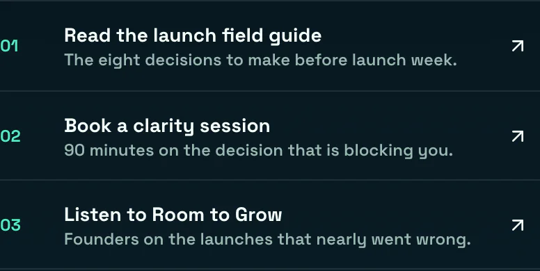 The links that matter block on Premiere Drop