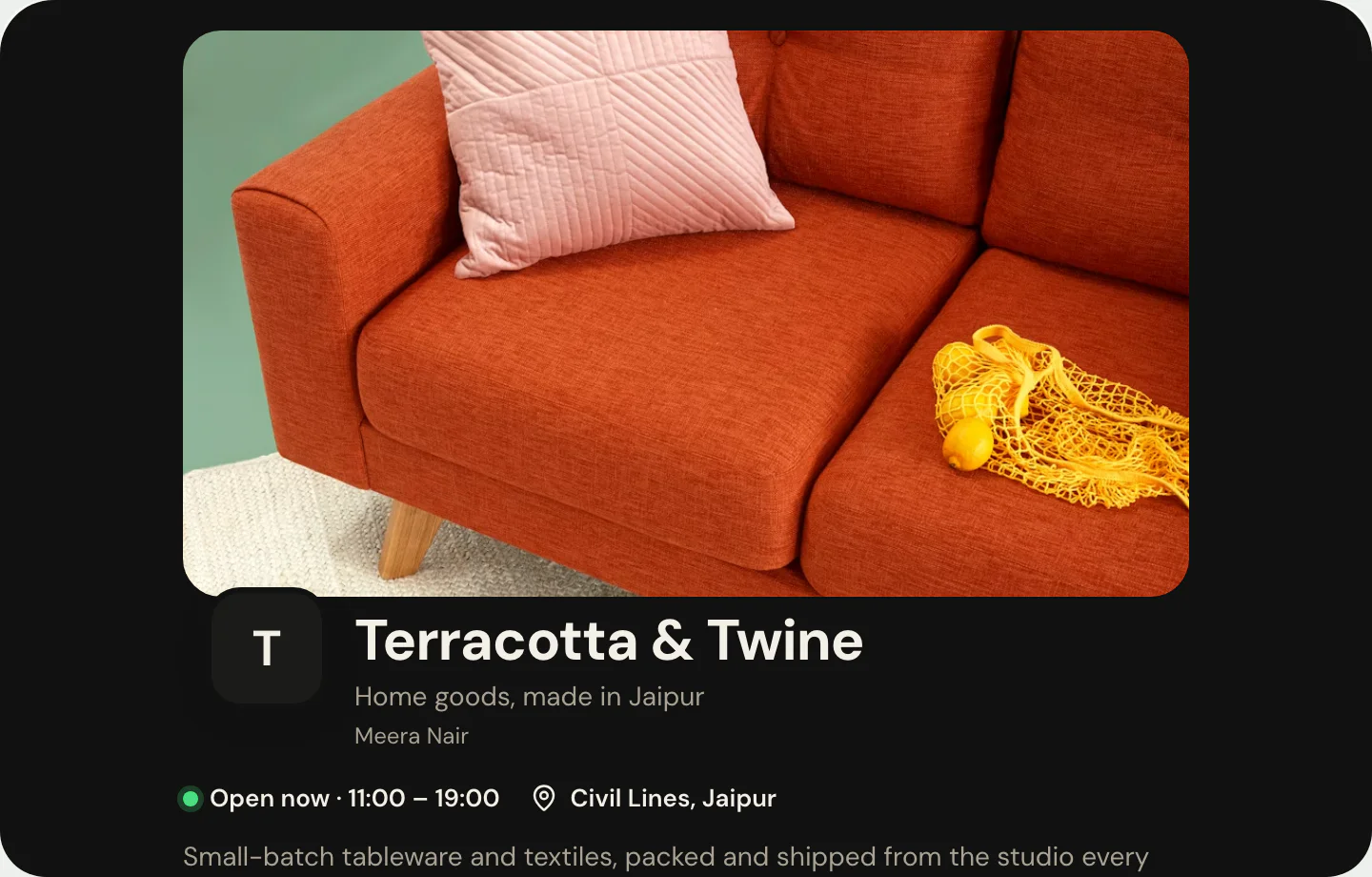 Catalog Shop at desktop width