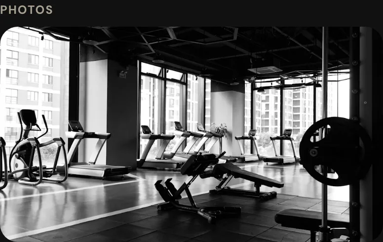 The your work in pictures block on Fitness + Coaching